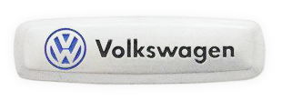 Badge Volkswagen Badge (0.75x2.5 inch) (1 per mat)