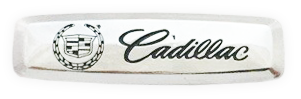 Badge Cadillac Badge (0.75x2.5 inch) (1 per mat)