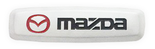 Badge Mazda Badge (0.75x2.5 inch) (1 per mat)