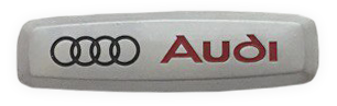 Badge Audi Badge (0.75x2.5 inch) (1 per mat)