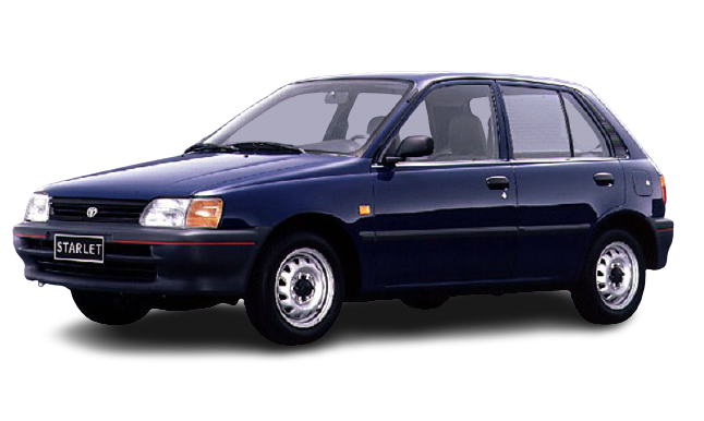 Car mats Toyota Starlet IV (P80) 3/5 doors (1989 - 1996)