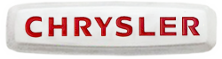Chrysler Badge (0.75x2.5 inch) (1 per mat)